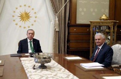 Erdoğan, Başbakan Yıldırım'ı kabul etti