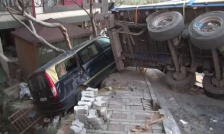 Kağıthane'de faciadan dönülen anlar kamerada