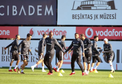Beşiktaş, Osmanlıspor maçı hazırlıklarını sürdürüyor