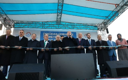 İlk sürücüsüz ilk metro hattını Erdoğan test etti