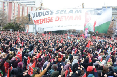 Ankara'dan dünyaya 'Özgür Kudüs' mesajı