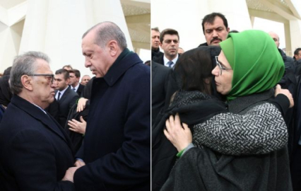 Erdoğan çiftinden Yılmaz çiftine taziye