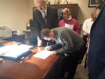 Dualar eşliğinde kadroya geçiş başvurusu