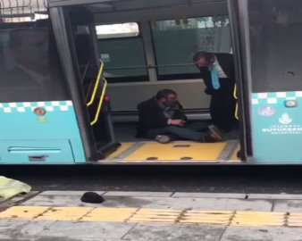 Madde bağımlısı şoförü çileden çıkardı