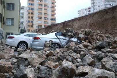 Göçük altında kalmaktan son anda kurtuldu