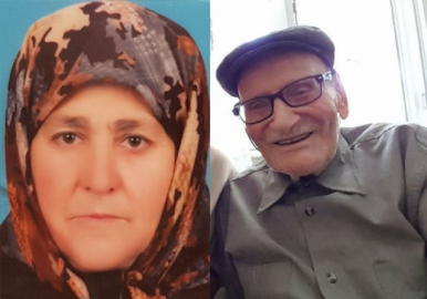 Eşinin acısına dayanamadı