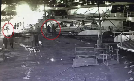 Oltadan kopan kurşun bir kişiyi yaraladı