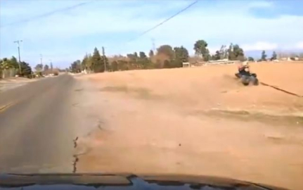 ATV ile kaçış kazayla bitti