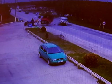 Korkunç kaza güvenlik kamerasında