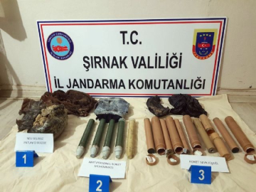 Şırnak'ta hainlere ait mühimmat ele geçirildi