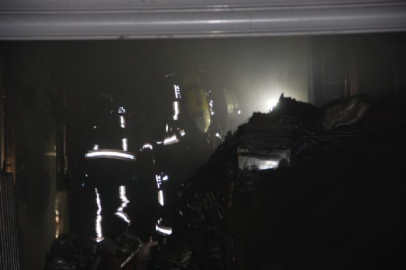 İş hanında korkutan yangın