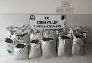 Edirne'de milyonluk uyuşturucu operasyonu