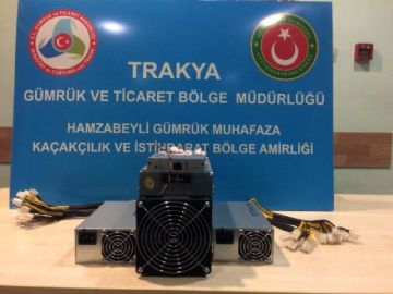 Kripto para madeni gümrüklere takıldı