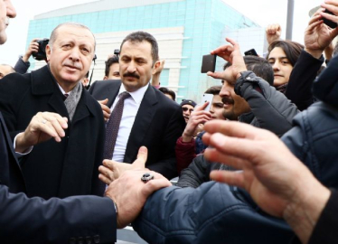 Vatandaşlardan Cumhurbaşkanı Erdoğan'a sevgi gösterisi