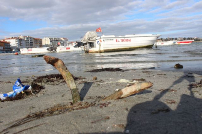 Tekirdağ'da deniz 15 metre çekildi