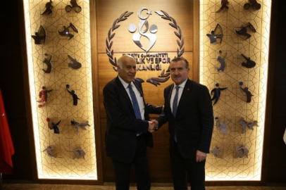 Bakan Osman Aşkın Bak, Filistinli mevkidaşıyla görüştü