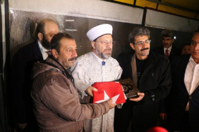 Diyanet İşleri Başkanı Erbaş'tan taziye ziyareti