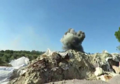 Burseya Dağı'nın düşürüldüğü anlar