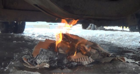 Ağrı'da araçların mazot depoları bile dondu