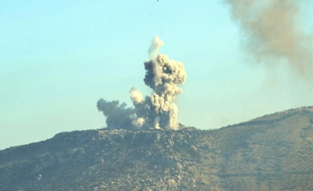 Atılan roketlere misliyle karşılık