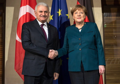 Yıldırım ve Merkel'den görüşmenin ardından ortak basın açıklaması