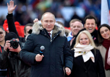 Rusya'da Putin'e destek oranı yüzde 70'i geçti