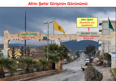 Afrin'in dört bir tarafını hendek ve toprak setlerle çevirdiler