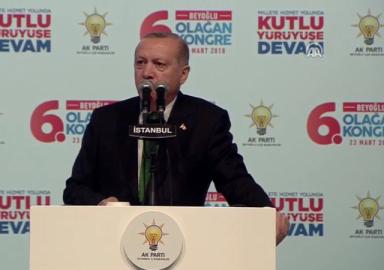 Erdoğan Beyoğlu'nda konuşuyor: Birliğimizden rahatsız olanları Gezi olaylarından tanırız