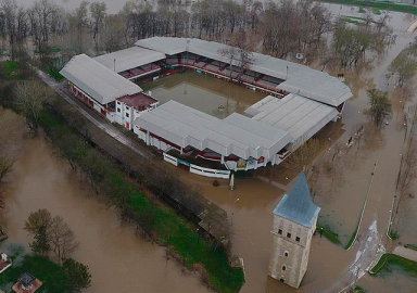 Tunca Nehri taştı, Kırkpınar Er Meydanı sular altında kaldı
