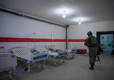 Afrin'de terör örgütünün yeraltı hastanesi bulundu