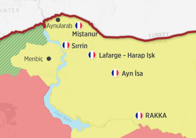 Fransa'nın Suriye'deki askeri üsleri deşifre oldu!