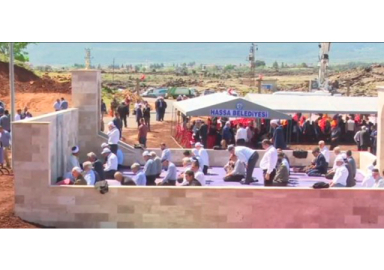 Afrin'e sıfır noktasında şükür namazı kılındı