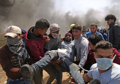 Gazze sınırında 5 Filistinli öldürüldü, 250 yaralı var