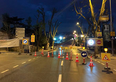 Kadıköy Tıbbiye Caddesi'ndeki karayolu köprüsü trafiğe bir yıl kapalı