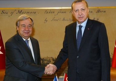 Erdoğan, BM Genel Sekreteri ile telefon görüşmesi yaptı