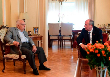 Muharrem İnce'den Hüsamettin Cindoruk'u ziyaret