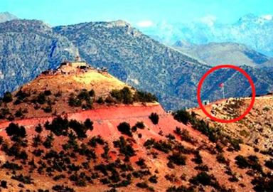 Hakurk'a Türk bayrağı dikildi