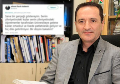 Prof.'tan skandal paylaşım! 'Senin gibi kızlar patlatılarak...'