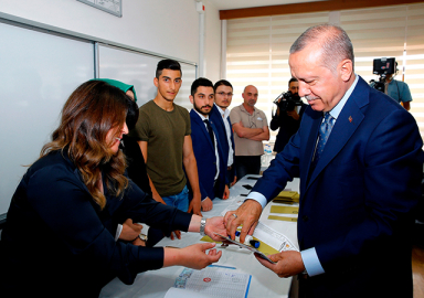 Oy kullandığı sandıktan en çok oyu Erdoğan aldı!