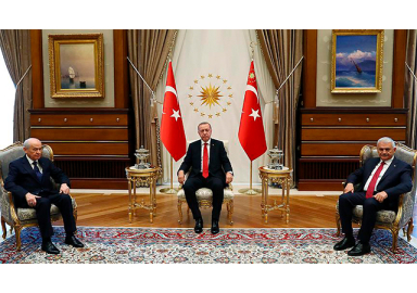 Beştepe'deki Erdoğan-Bahçeli görüşmesi sona erdi