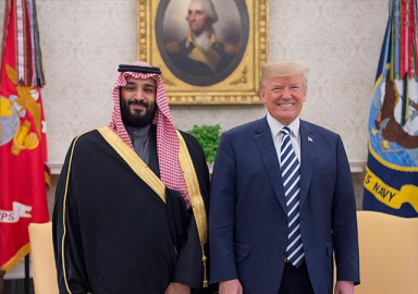 Trump, Veliaht Prens Selman'la görüştü