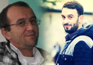 Baba oğul alevlerin arasında kaldı