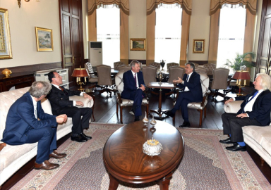 Abdullah Gül, eski Almanya Cumhurbaşkanı ile görüştü