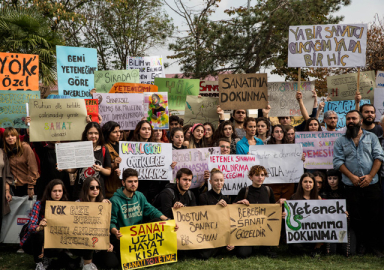 Öğrencilerden özel yetenek sınavı protestosu: Yetenek optikle sınanamaz