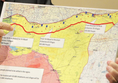Rusya haritayı paylaştı: Kobani'de Türk üssü