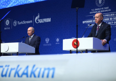 TürkAkım doğalgaz boru hattı açıldı