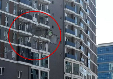 Esenyurt'ta bir binada patlama meydana geldi