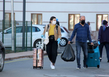 Karantinadan çıkan öğrencilerden teşekkür