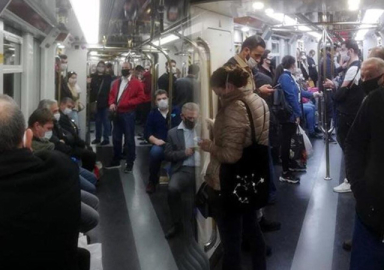 İzmirlileri metrodaki görüntü korkuttu