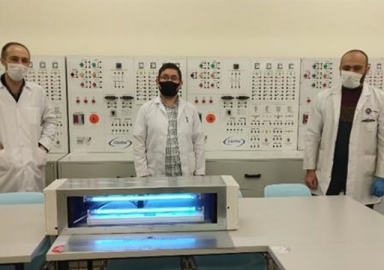 MEB, Ultraviyole-C hava sterilizasyon cihazı üretti